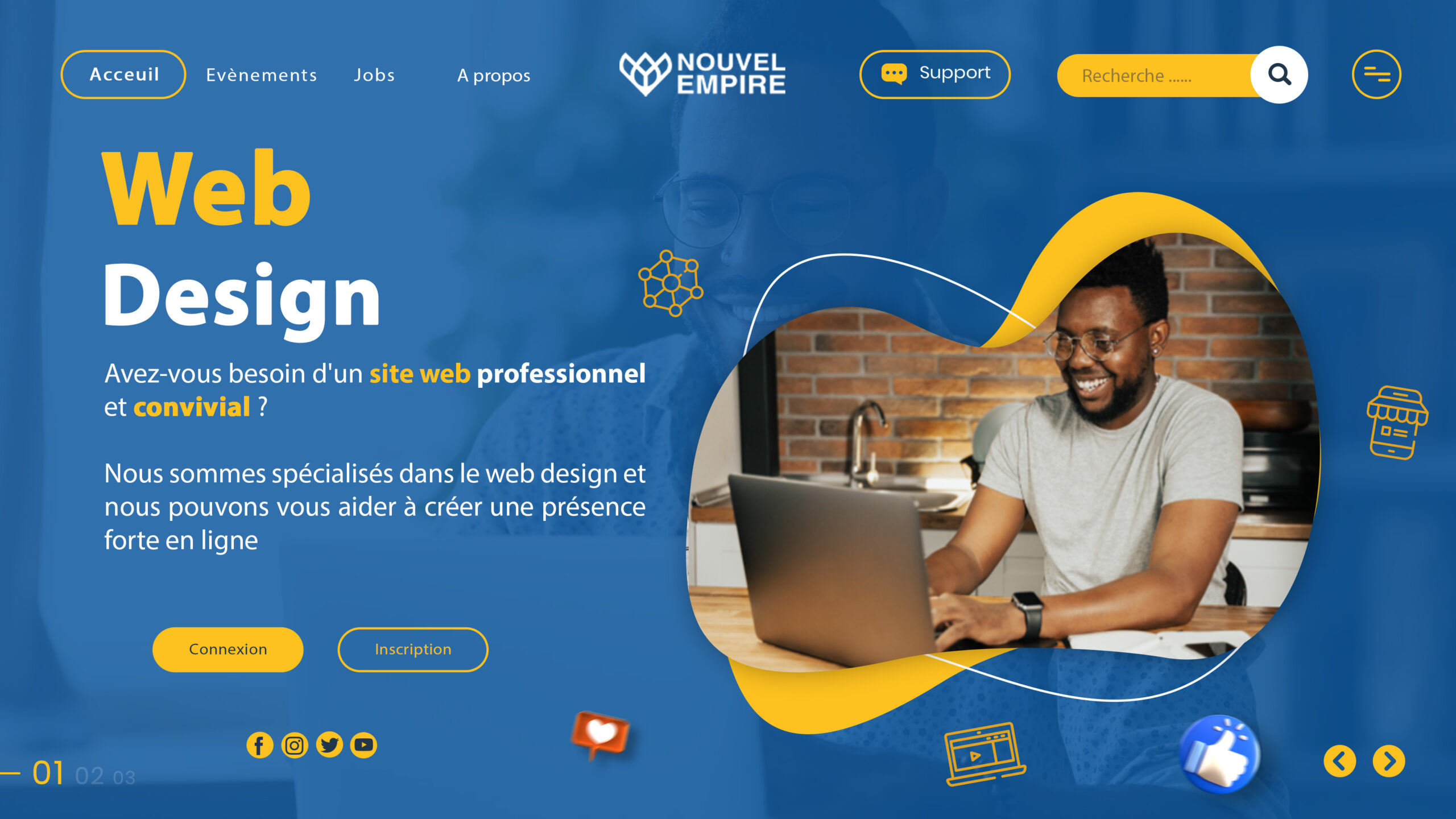 Lire la suite à propos de l’article Démarquez-vous avec un site web qui fera briller votre entreprise en ligne !
